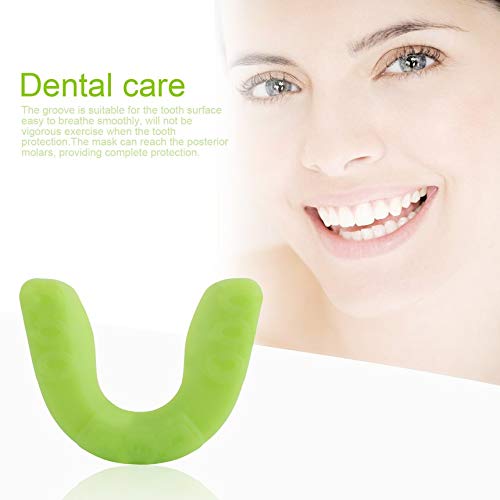 Adult Sports Mouth Guard Gum Shield Grinding Teeth Protect For Boxing NEW green