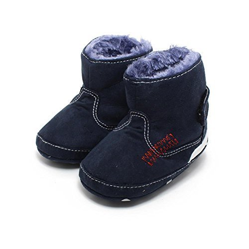 Itaar Baby Boots Soft Fur Winter Warm Unisex Infant Toddler Fleece Shoes