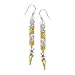 Silpada 'Aztec' Hinged Drop Earrings in Sterling Silver & Brass