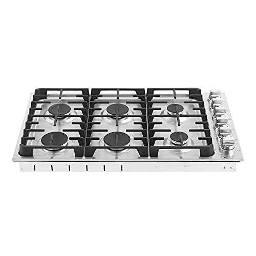 Empava 36 Inch Gas Stove Cooktop with 6 Sealed Burner NG/LPG