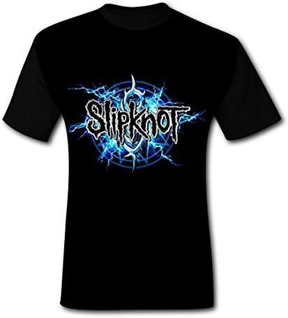 AZALEASA Men's Cool Sarcastic Novelty Graphic Slip-Knot-Logo T Shirt