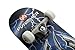 Punisher Skateboards Warrior Complete Skateboard with Concave Deck, Blue/Black, 31-Inch