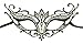 KAYSO INC Tiara Design Laser Cut Masquerade Mask