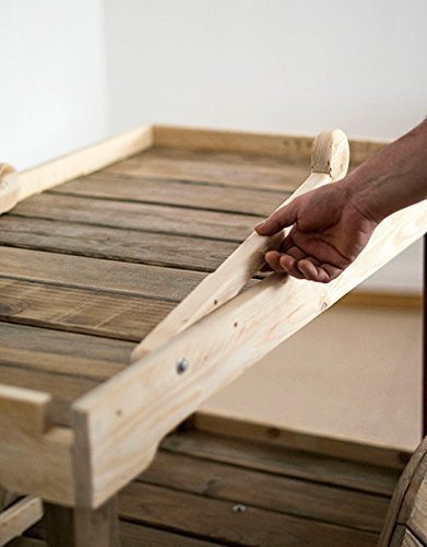 Carrito para eventos (desmontable) con tablas de palets ...