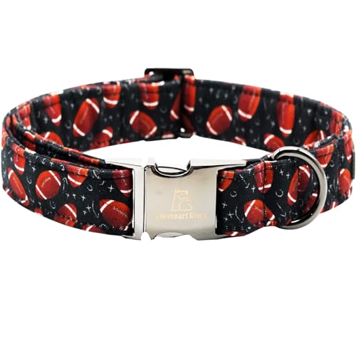 Lionheart Dog Collar Rugby Print