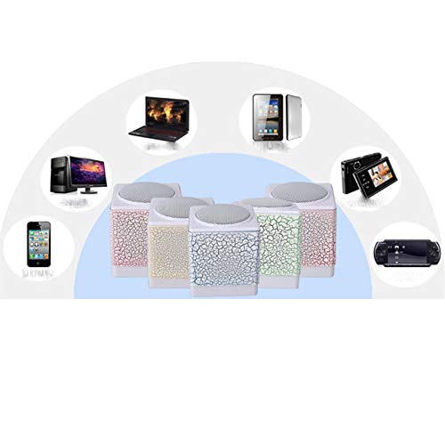 Byx- Bluetooth Speaker Audio Subwoofer - Laptop Audio USB Mini Speaker Multimedia Subwoofer/80X80MM Speaker (Color : B)