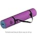 WWWW PIDO Yoga Mat Eco Friendly TPE Non Slip Yoga Mats by SGS Certified with Carrying Strap and Bag,72″x24″ Extra Thick 1/4″ for Yoga Pilates Fitness Exercise Mat(Mallow Pruple + Moonlight Blue)thumb 2