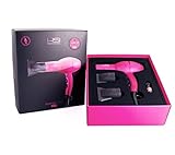 HSI Professional Hair Dryer D-5000 with Turbo Ionic and Infrared technology, Pink