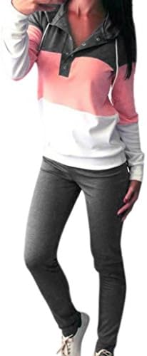 Women Blouse, Neartime Hoodie Sweatshirt Long Sleeve Blouse Shirt Long Pants Outfit Set (XL, Gray)