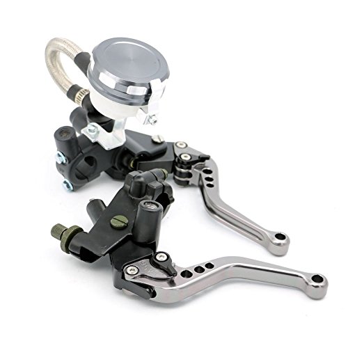 Alpha Rider 7/8" CNC Brake Clutch Master Cylinder Lever Fluid Reservoir Fit For Buell Lightning CityX XB9SX 2005-2006 2008 2010