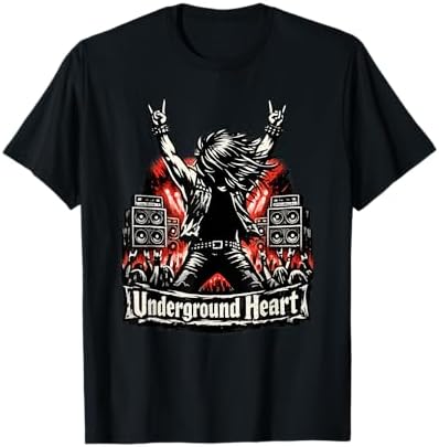 Amazon.com: I Heart Metal Photo Derived Image Shirt! T-Shirt