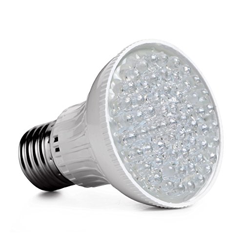 Enjoydeal Ultra Bright E27 UV Ultraviolet 60-LEDs Lamp Bulb 110V, Purple Red Color Light for Landscape Grow - Thumbnail 3