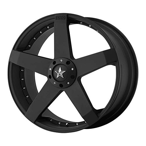 KMC Wheels KM775 Rockstar Car Matte Black Wheel (17x7.5\