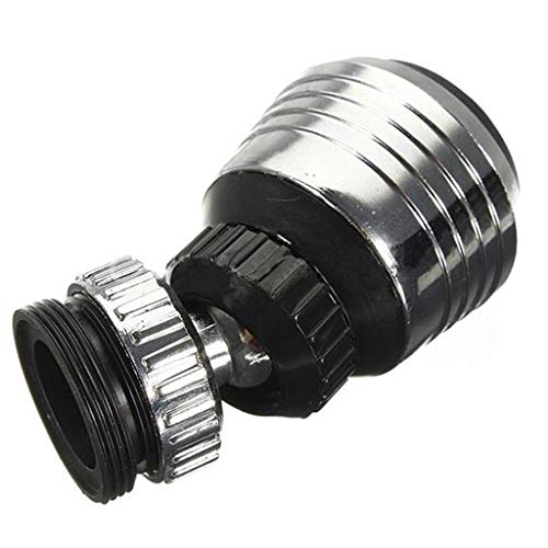 Pstars 2 Pcs 360 Degree Swivel Water Saving Tap Kitchen Sink Faucet Diffuser Faucet Nozzle Filter Adapter Replacement Part Faucet Head Kitchen Tap Sprayer - Thumbnail 3