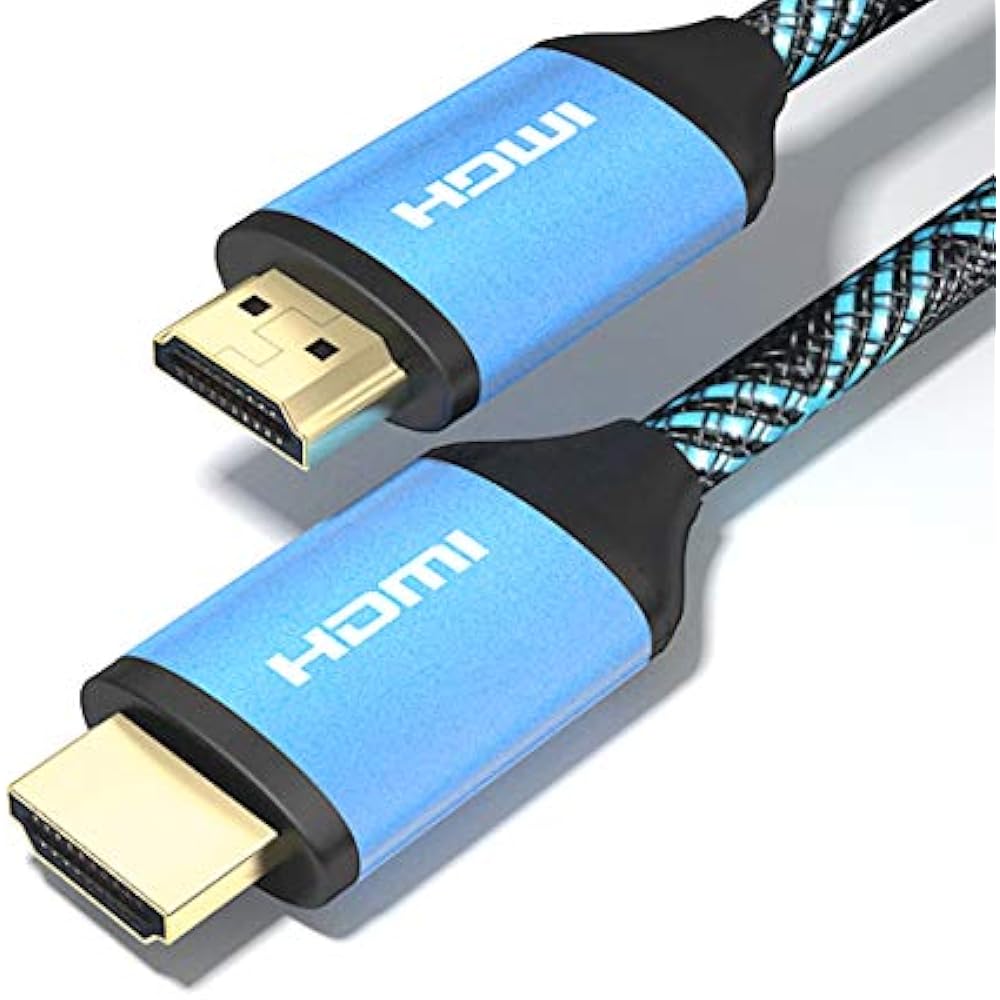 HDMI Cable 6ft 2Pack 4K Ultra High Speed 2.0b Version Support HDR