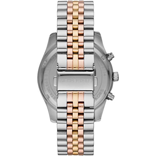 Michael-Kors-Herren-Chronograph-Quarz-Uhr-mit-Edelstahl-Armband-MK8714