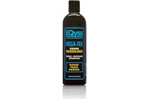 EQyss Mega-Tek Equine Horse Rebuilder - Repair & Strengthen Dry Hooves, Manes, Tails - Reduce Hair Breakage, Condition Blanke