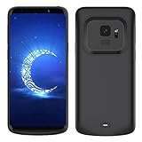 Samsung Galaxy S9 Battery Case, Ultra Slim 4700mAh Rechargeable Portable External Battery Charger Pack Extended Power Bank Backup Charging Protective Case Cover for Samsung Galaxy S9 2018 (Black)