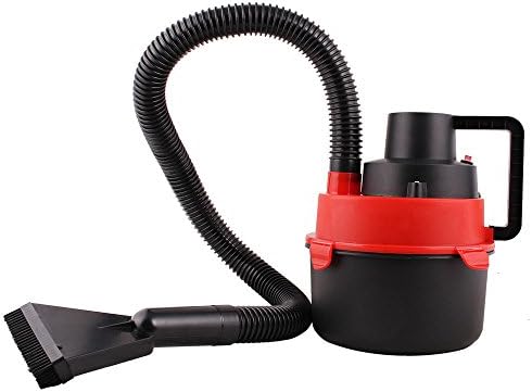 Red Portable 12V Wet &amp; Dry Mini Car Vacuum