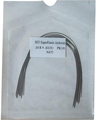 20 bags NITI Super Elastic Archwire 018X022 U