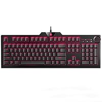 Canyixiu-home Wired Gaming Mechanical Keyboard 104 Keys 15 RGB Backlight Cherry MX Switch 1000Hz (Color : Black, Size : Blue Switch)