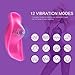 Vibrating Panties Vibrator, Invisible Wearable Mini Small Bullet Vibrator Stimulate Clitoris Wireless Remote Control Adult Sex Toys for Women and Couples (Pink)