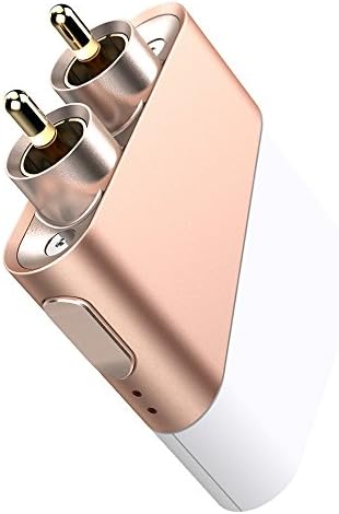 doinc Slash-Rs Bluetooth Audio DAC Receiver, RCA Type Converter with 24bit USB B, aptX, AAC Codec for Smartphone Tablet Smart TV AV Amp Vehicle - Rose Gold Color