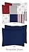 Sweet Jojo Designs Red, White and Blue Baseball Patch Sports Boy Full/Queen Kid Teen Bedding Comforter Set - 3 Pieces - Grey Patchwork Stripe