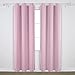 Deconovo Grommet Blackout Curtains Nursery Room, Room Darkening Thermal Insulated Window Curtain, Lavender, 42x84 Inch,1 Panel
