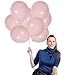 Treasures Gifted Soft Pink Balloons - 72 Pack (12 Inch, Latex, Matte, Blush, Pale, Pastel)