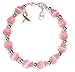 Hidden Hollow Beads Pink Breast and Multi Cancer Awareness Bracelet, Great For Fundraising, 7 ¾ in size, 8mm (Pink Breast Cancer Bracelet)
