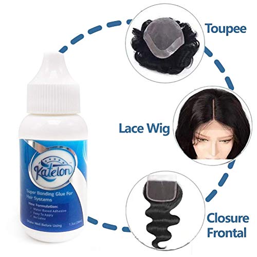 Katelon Hair Replacement Adhesive Invisible Bonding Wig Glue Extra