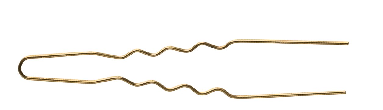 Comair 3150059 Curling Needles Pack of 50 65 x 0.55 mm Thin Gold