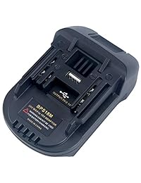 Biswaye - Adaptador de batería de 20 V para Makita 18 V LXT Tools, convertidor negro y decker Stanley Porter-Cable 20 V batería de litio a Makita 18 V batería de litio BL1830 BL1840 BL1850 BL1815