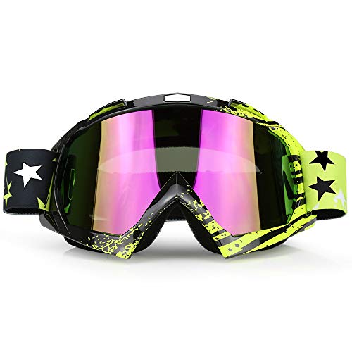 ZDATT Professional Adult Motocross Goggles Dirtbike ATV Motorcycle Gafas UV Protection Motorbike Ski Snowboard Goggles