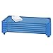 ECR4Kids Stackable Kiddie Cot with Sheet, Standard Size, Classroom Furniture, Blue, 6-Pack