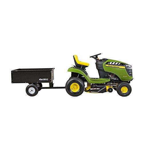 10cu ft Steel Dump Cart Garden Yard Wagon Lawn tractor Mower trailer Attachment