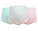 Aivtalk Maternity Women Stretchy Cotton Pregnant Underpants Briefs Support Sleepwear Multi Pack of 3 Leaves Print XXL
