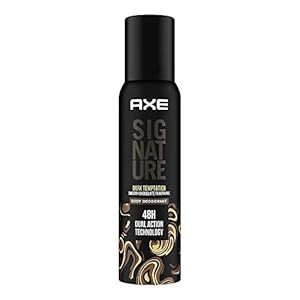 Axe Signature Dark Temptation No Gas Deodorant Bodyspray For Men, 154ml