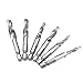Hymnorq 6-Piece Combination Tap and Drill Bit Set – High-Speed Steel, Dual Twist Flute, Integrated 1/4