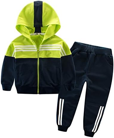 Yueguang キッズ ジャージ 公式ショップ 上下セット 男の子 女の子 スウェット ロングパンツ パーカー 春秋 スポーツウェア スポーティー カジュアル フード付き トレーナー ジュニア 110 160cm