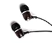 Symphonized NRG BLING Premium Genuine Wood In-ear Noise-isolating Headphones with Mic and Nylon Cable (Black)