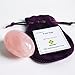 Polar Jade Rose Quartz Yoni Egg, Undrilled, Large Size, Pink Love Stone, for Women for Strengthening Pelvic Floor Muscles and for Countering Stress Adult Urinary Incontinence (Large (50x35mm))