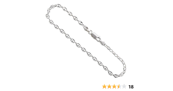 Puffed Anchor Chain Necklace 