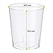 MATANA 500 Clear Plastic Shot Glasses 2oz Disposable Cups, Plastic Shot Cups, Mini Sampling Glasses for Wine Tasting, Tequila, Condiments, Sauce, Jello Shot, Parties - Reusable