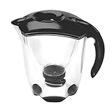 Mavea MicroDisc Water Filter Pitcher, 10-Cup, Black