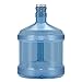 Brio 2 Gallon BPA Free Reusable Plastic Water Bottle Container - Reusable Jug, Natural Blue (BT210BA)