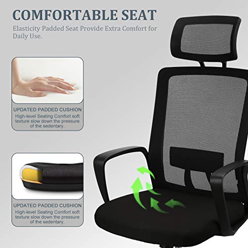 Ergousit Home Office Chair Ergonomic Desk Chair Mesh Computer Chair
