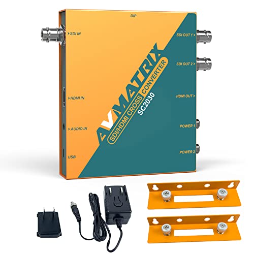 AVMATRIX SC2030 SDI to HDMI Signal Converter, 3GSDI