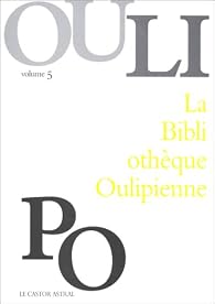 Book's Cover ofBibliothèque oulipienne tome 5